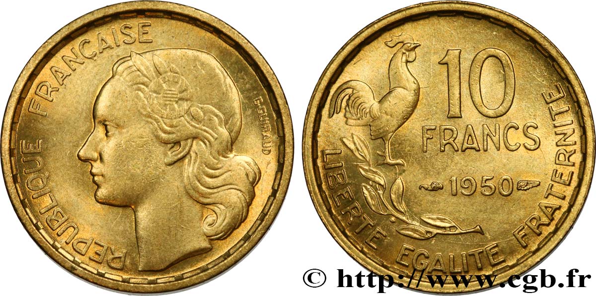10 francs Guiraud 1950  F.363/2 BB52 
