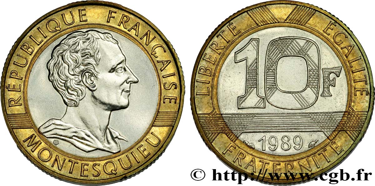10 francs Montesquieu 1989  F.376/2 MS 