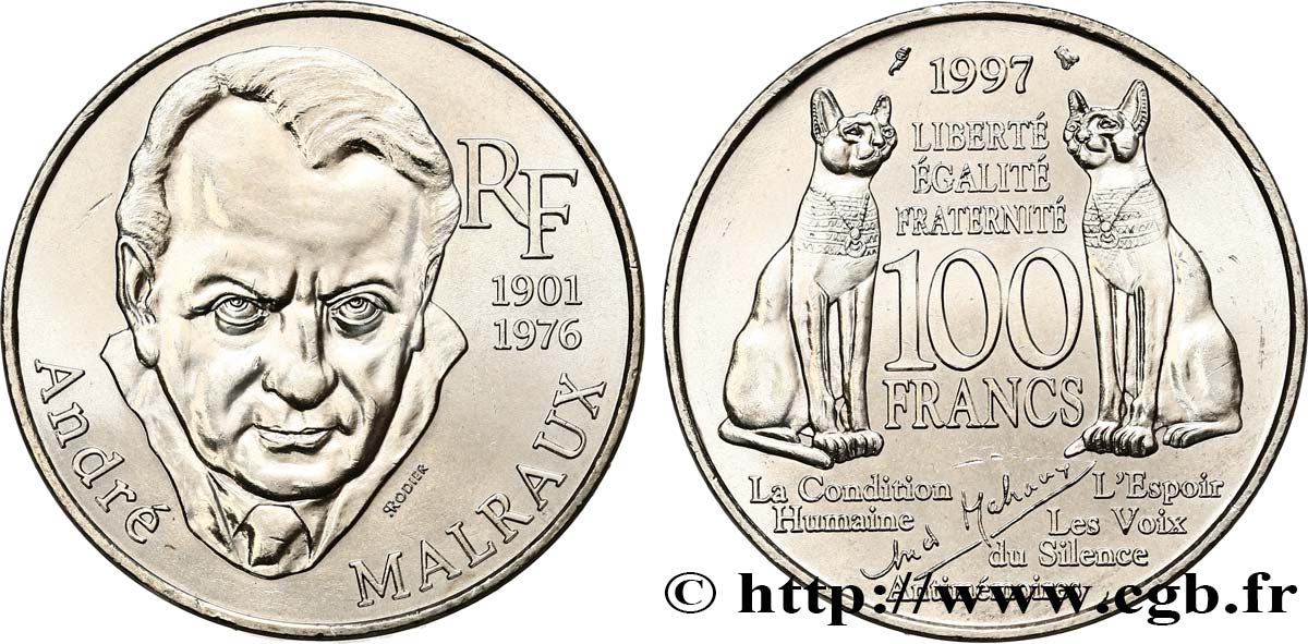 100 francs Malraux 1997  F.465/2 AU 