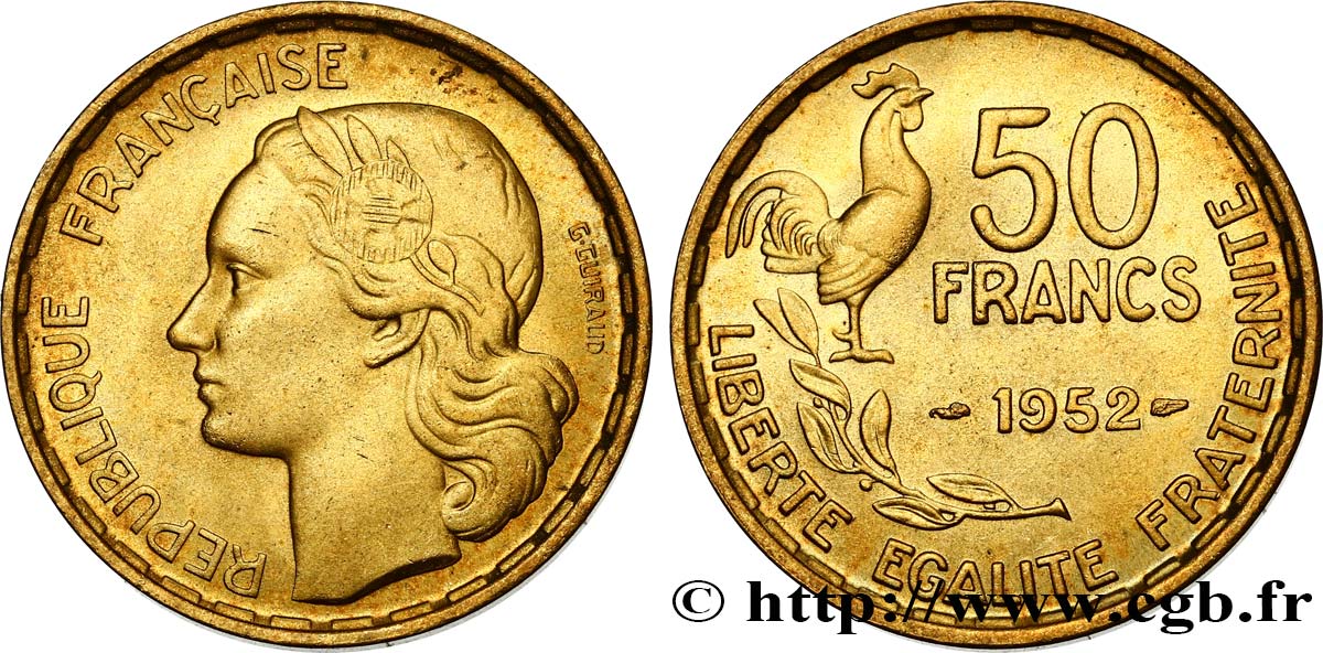 50 francs Guiraud 1952  F.425/8 SUP60 