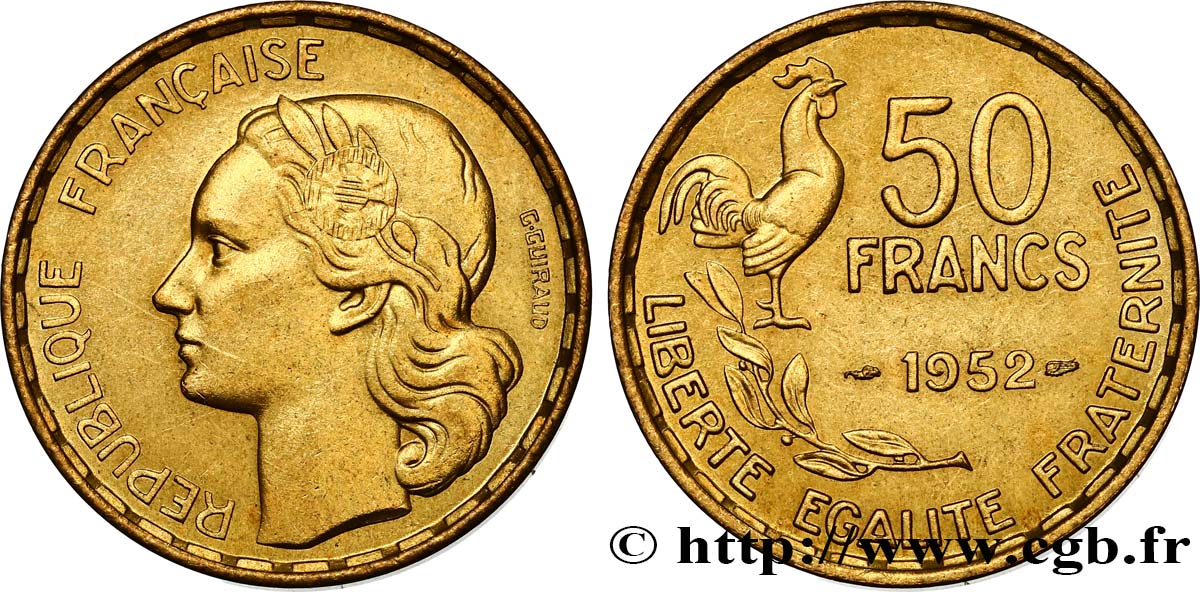 50 francs Guiraud 1952  F.425/8 SUP60 
