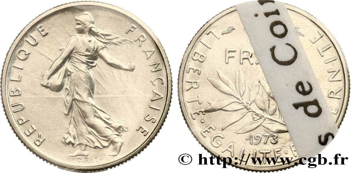 1/2 franc Semeuse 1973 Pessac F.198/12 FDC 