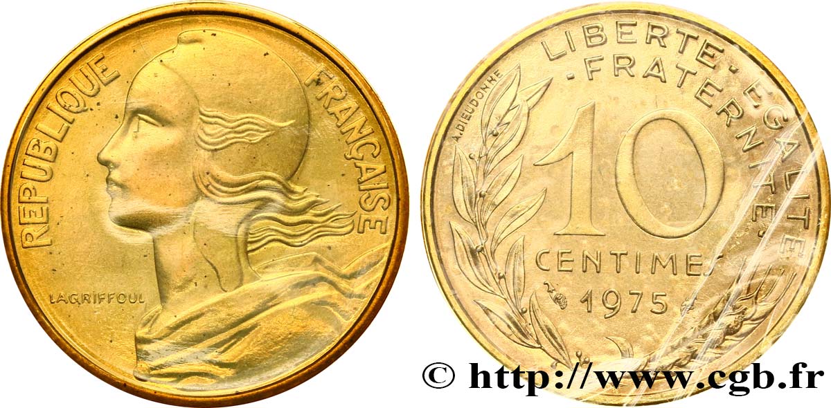 10 centimes Marianne 1975 Pessac F.144/15 ST 
