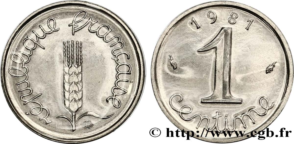 1 centime Épi 1981 Pessac F.106/38 FDC 