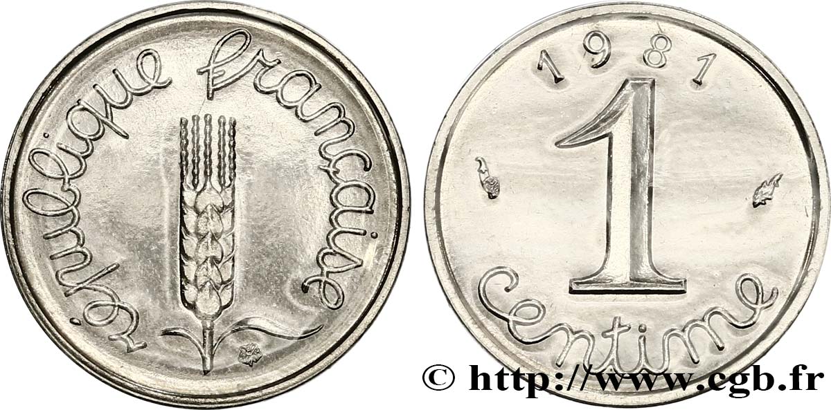 1 centime Épi 1981 Pessac F.106/38 FDC 