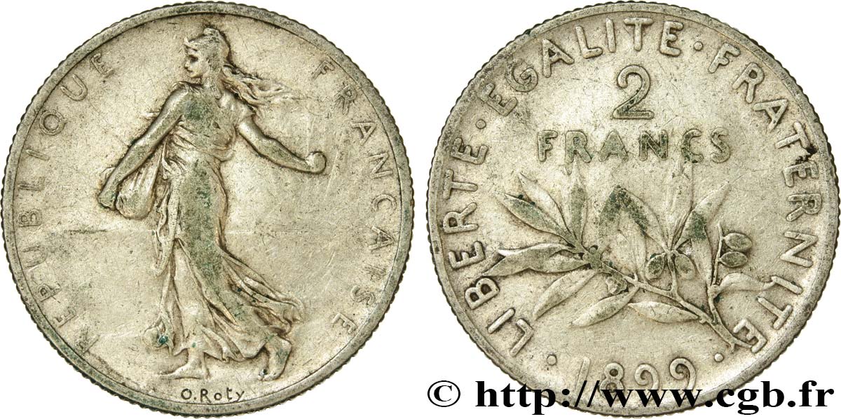 2 francs Semeuse 1899  F.266/3 S20 