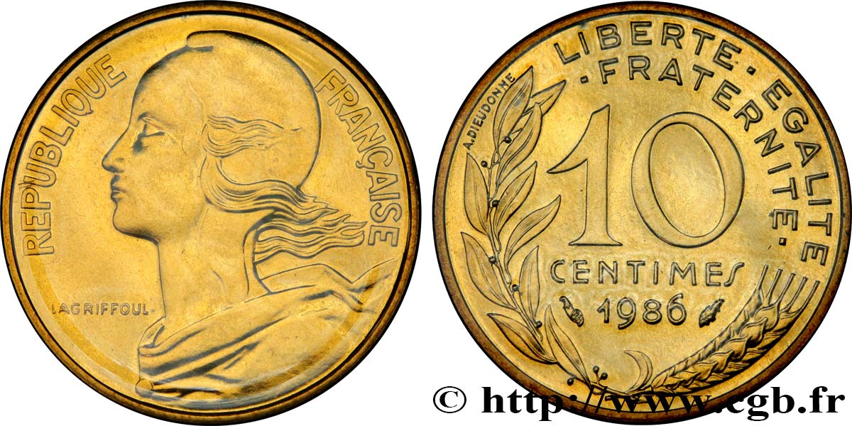 10 centimes Marianne 1986 Pessac F.144/26 ST 