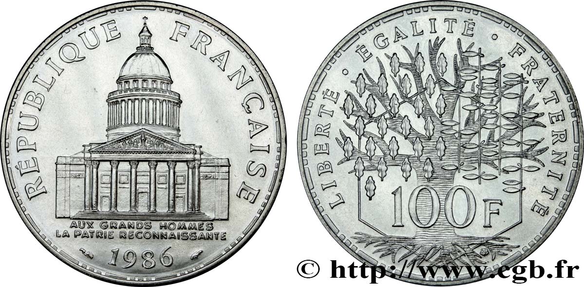 100 francs Panthéon 1986  F.451/6 MS 