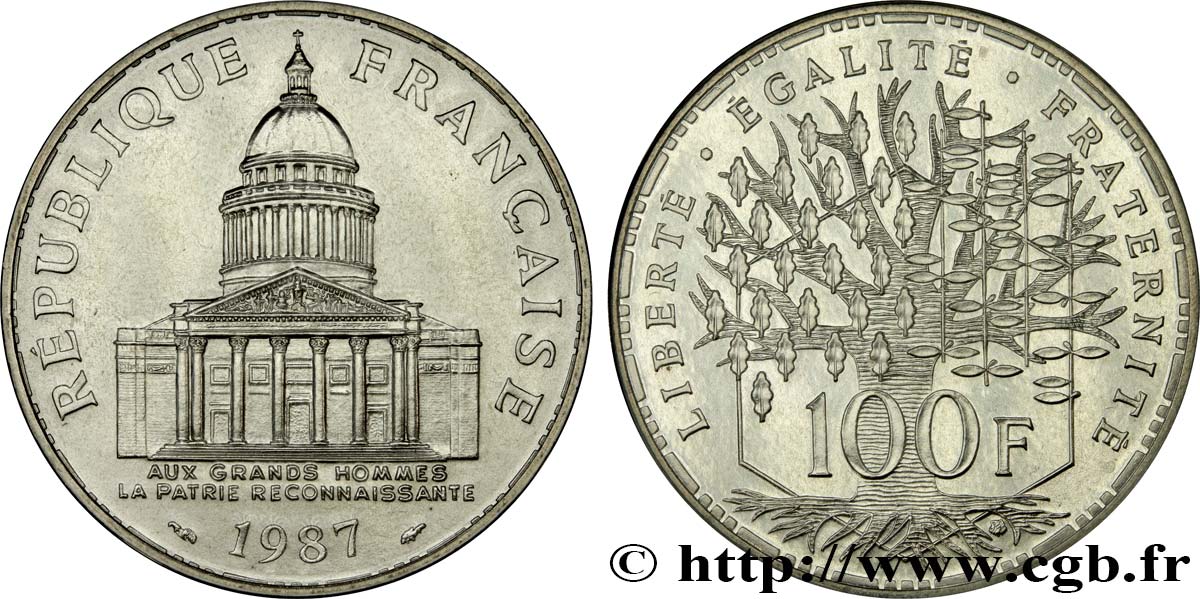 100 francs Panthéon 1987  F.451/7 MS 