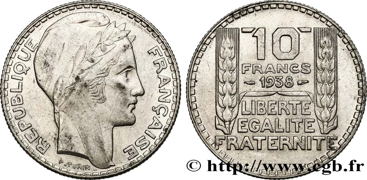 10 francs Turin 1938  F.360/9 BB50 