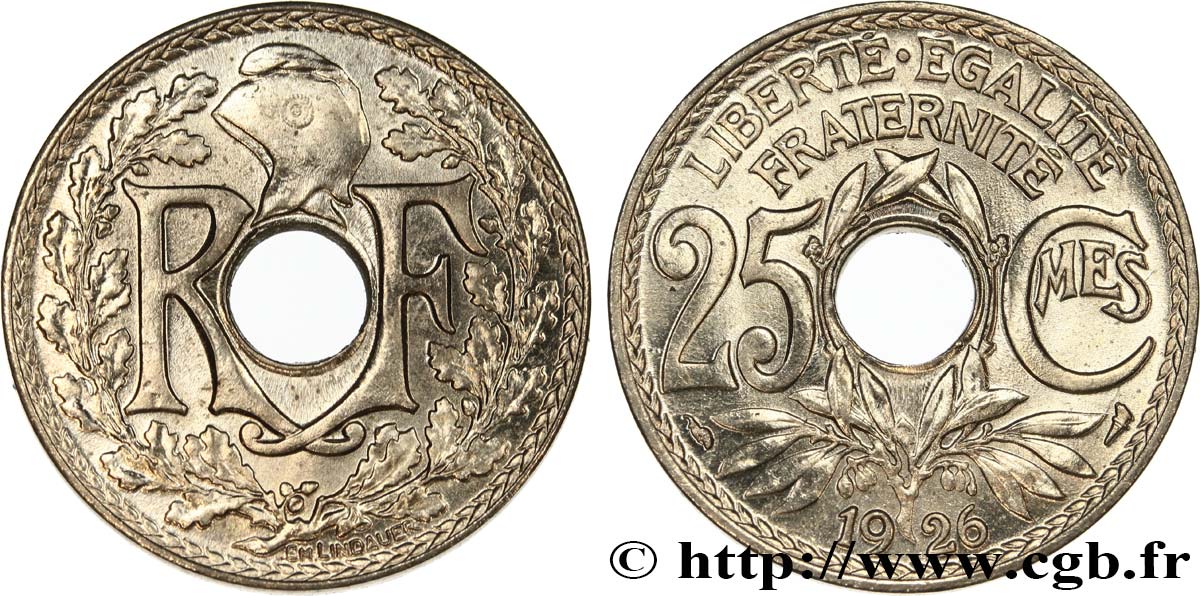 25 centimes Lindauer 1926  F.171/10 FDC65 