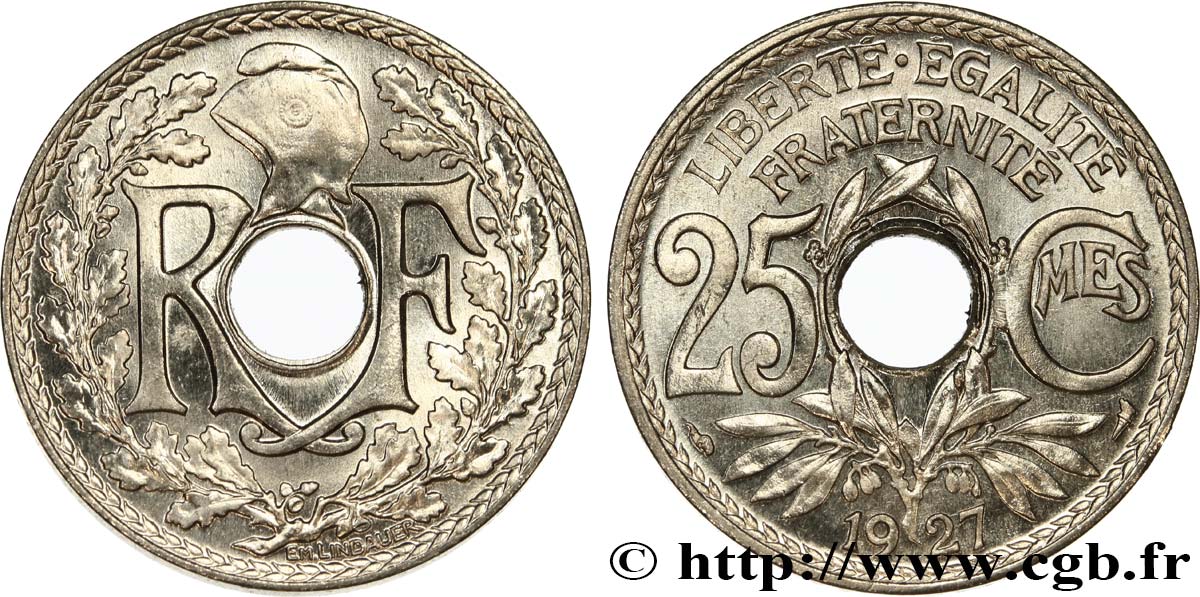 25 centimes Lindauer 1927  F.171/11 FDC65 