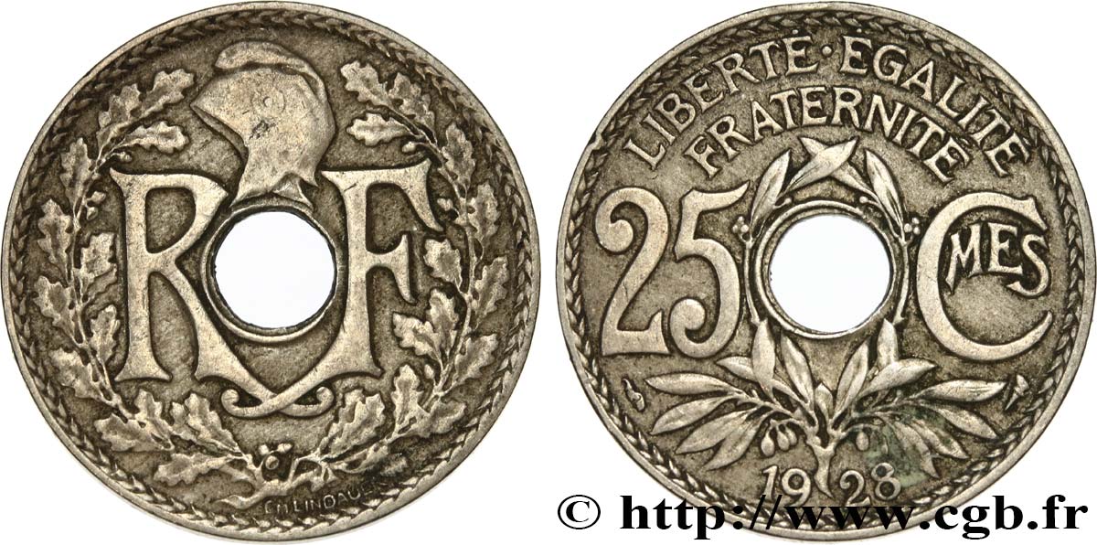 25 centimes Lindauer 1928  F.171/12 BC35 