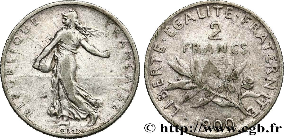 2 francs Semeuse 1900  F.266/4 TB20 