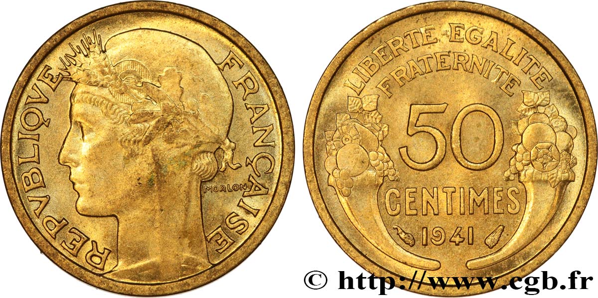 50 centimes Morlon 1941  F.192/18 VZ60 