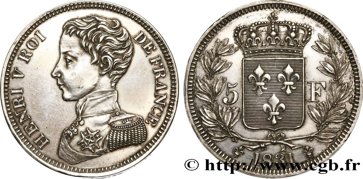 5 Francs 1831  VG.2690  SPL 
