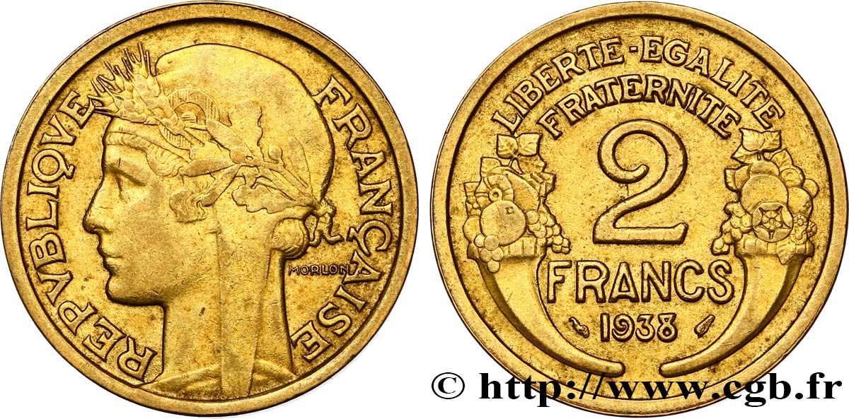 2 francs Morlon 1938  F.268/11 BB52 