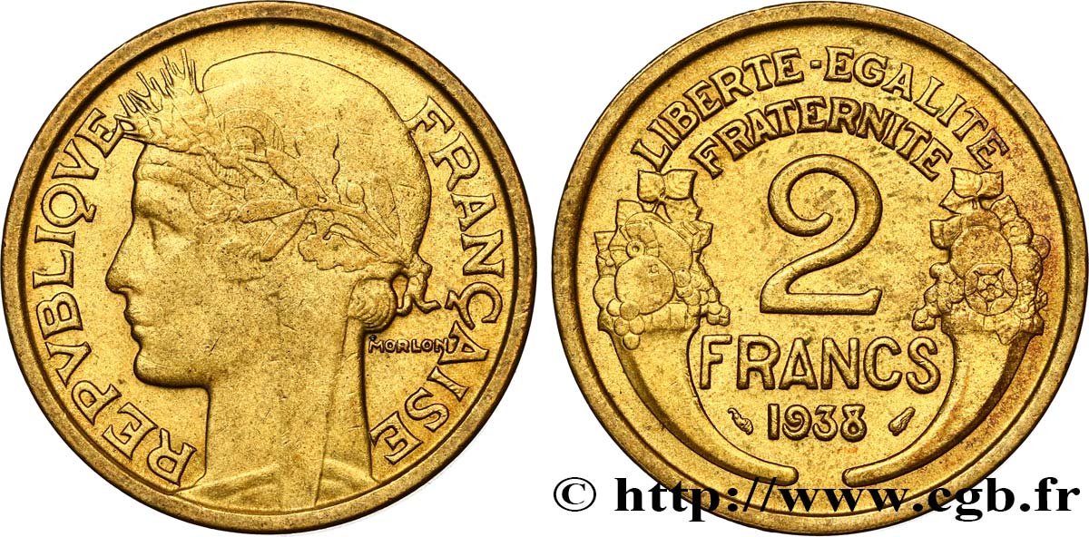 2 francs Morlon 1938  F.268/11 MBC52 