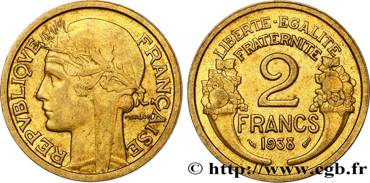 2 francs Morlon 1938  F.268/11 MBC52 