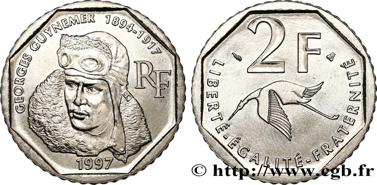 2 francs Georges Guynemer 1997  F.275/2 SC63 