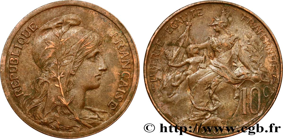 10 centimes Daniel-Dupuis 1920  F.136/29 XF45 