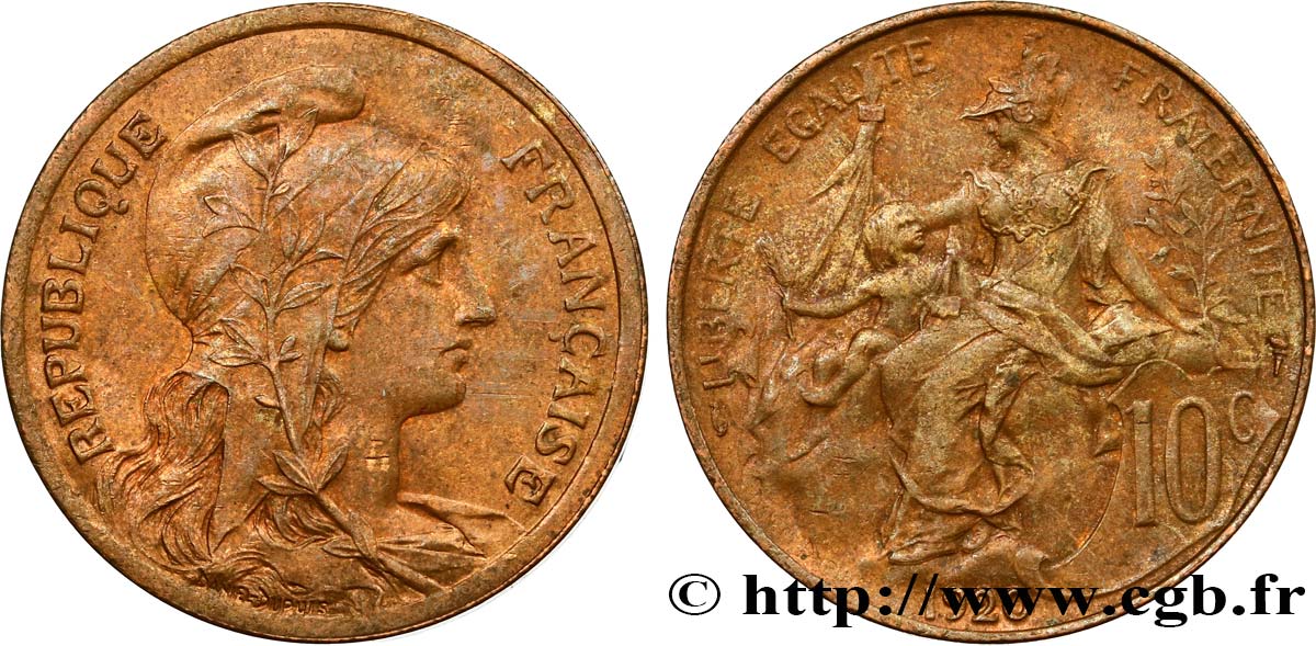 10 centimes Daniel-Dupuis 1920  F.136/29 AU52 