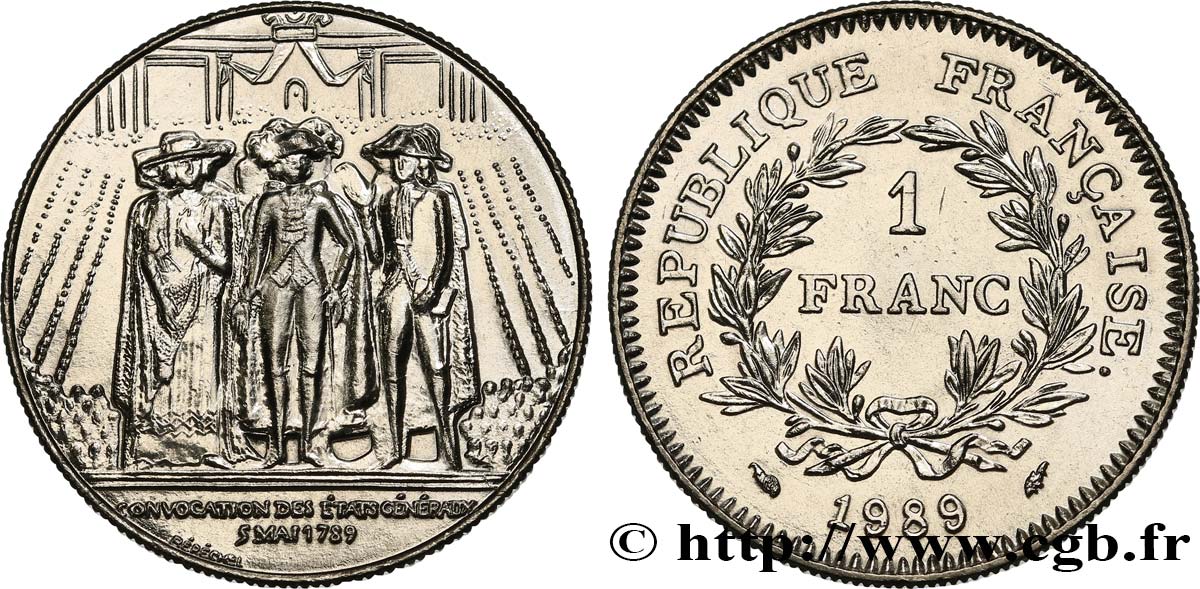 1 franc États Généraux 1989  F.228/2 SC64 