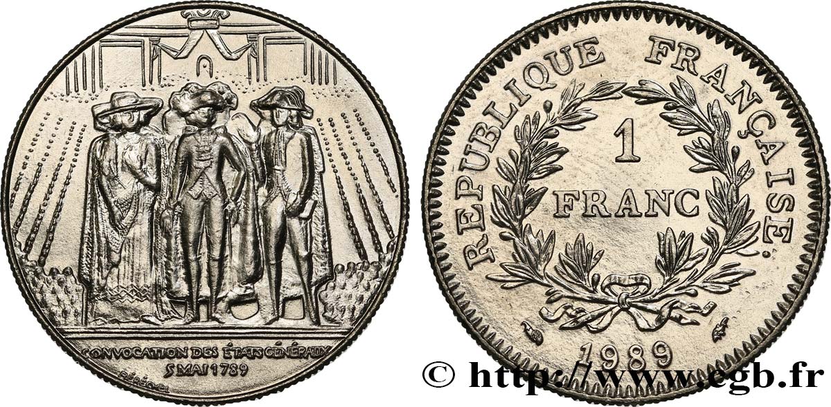 1 franc États Généraux 1989  F.228/2 SC64 