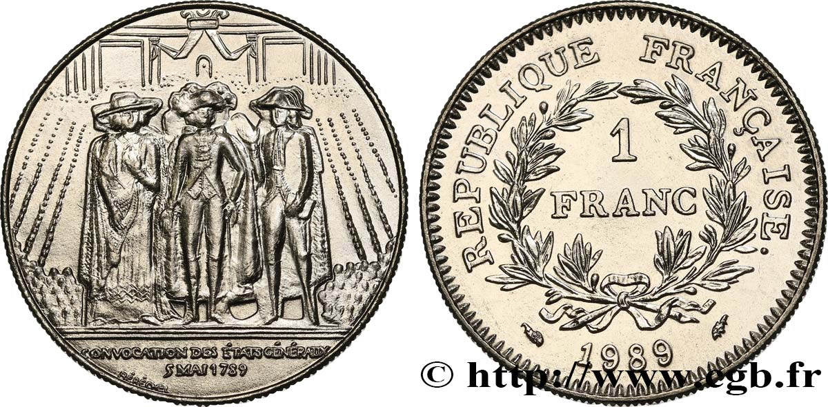 1 franc États Généraux 1989  F.228/2 SC64 