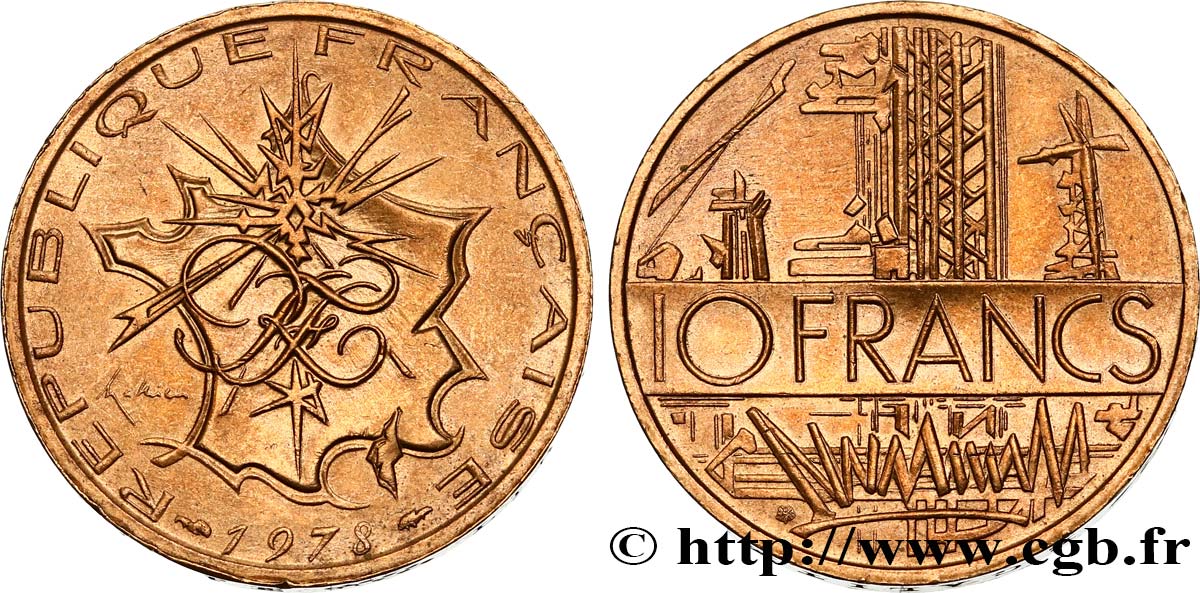 10 francs Mathieu 1978 Pessac F.365/6 SUP62 