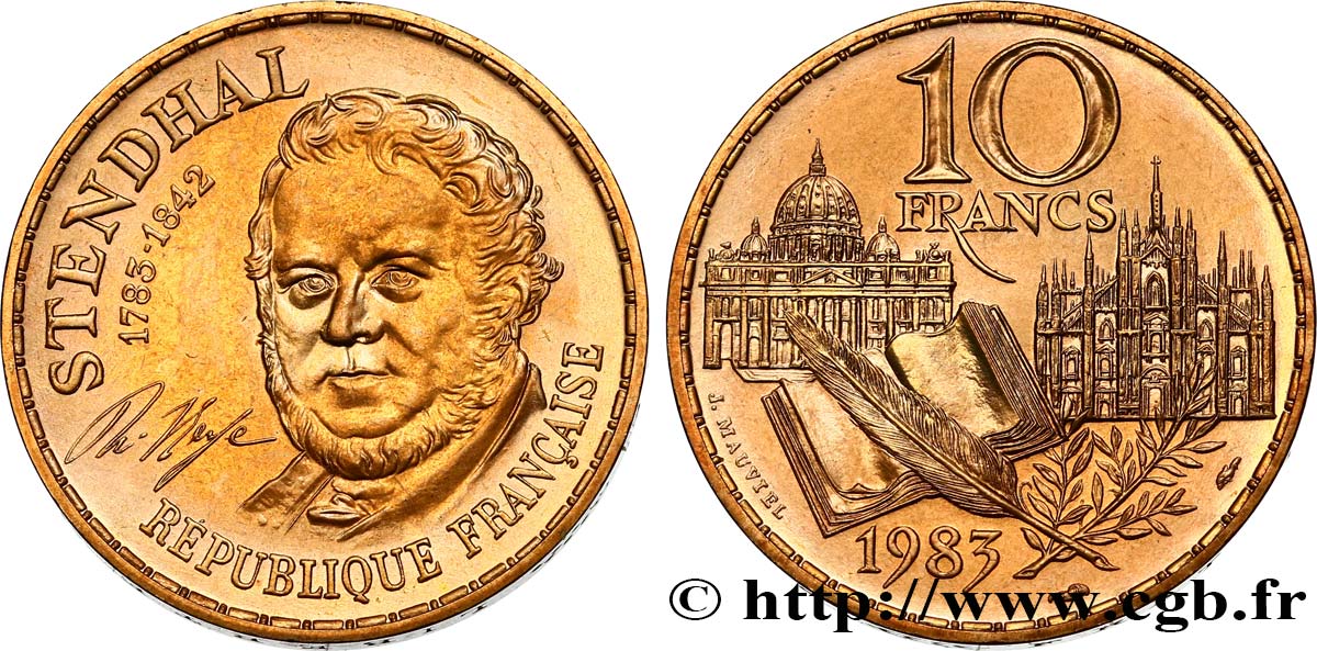 10 francs Stendhal 1983  F.368/2 EBC62 