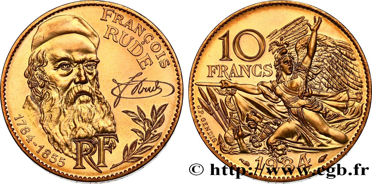 10 francs François Rude 1984  F.369/2 SPL63 