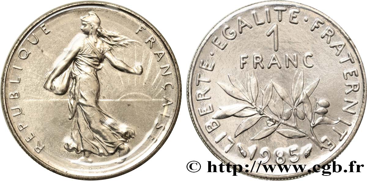 1 franc Semeuse, nickel 1985 Pessac F.226/30 ST 