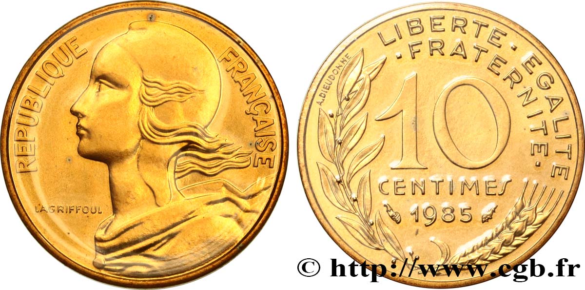 10 centimes Marianne 1985 Pessac F.144/25 MS 