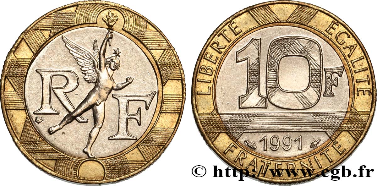 10 francs Génie de la Bastille 1988 Pessac F.375/2 SPL60 