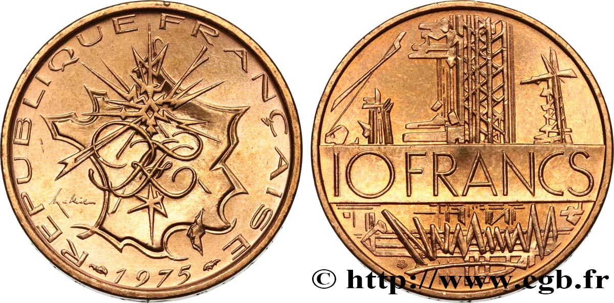 10 francs Mathieu 1975 Pessac F.365/3 fST63 