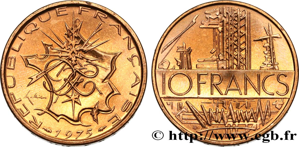 10 francs Mathieu 1975 Pessac F.365/3 fST64 