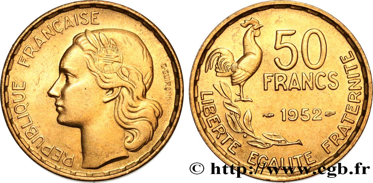 50 francs Guiraud 1952  F.425/8 SUP62 