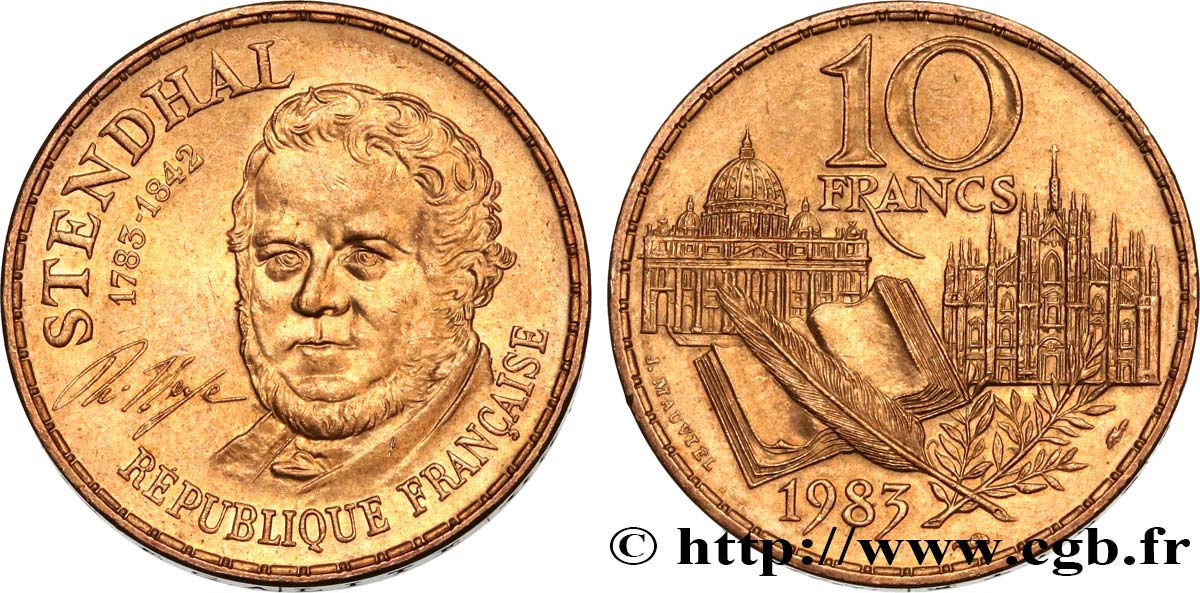 10 francs Stendhal 1983  F.368/2 SPL55 