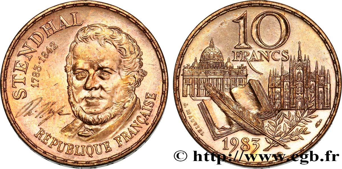 10 francs Stendhal 1983  F.368/2 SUP55 