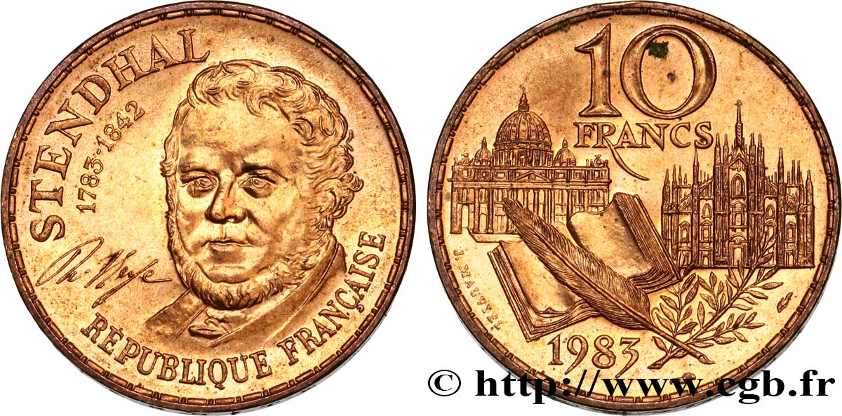 10 francs Stendhal 1983  F.368/2 SUP 
