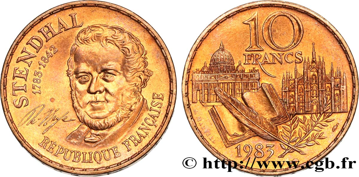 10 francs Stendhal 1983  F.368/2 MS62 