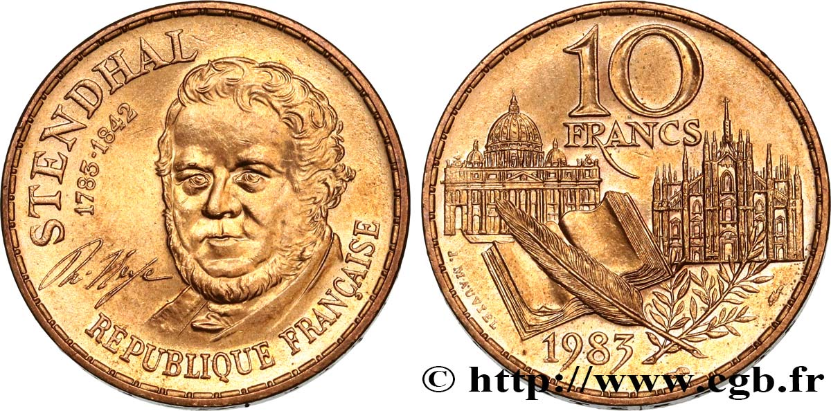 10 francs Stendhal 1983  F.368/2 SUP61 
