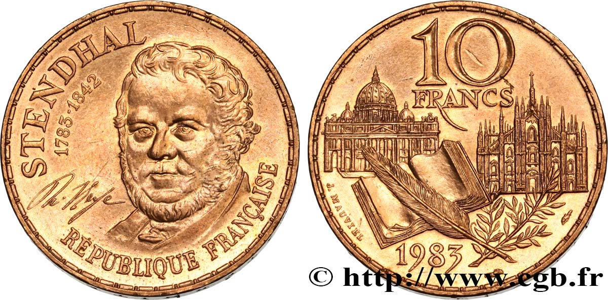 10 francs Stendhal 1983  F.368/2 SUP 
