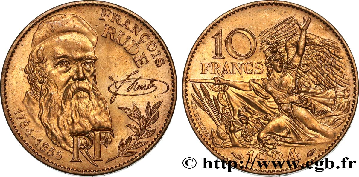 10 francs François Rude 1984  F.369/2 SPL60 