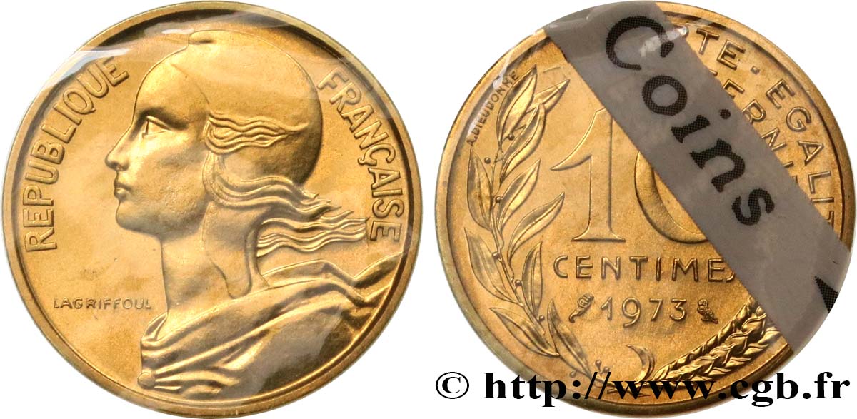 10 centimes Marianne 1973 Pessac F.144/13 FDC 