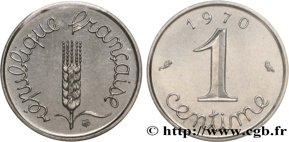 1 centime Épi 1970 Paris F.106/19 FDC 