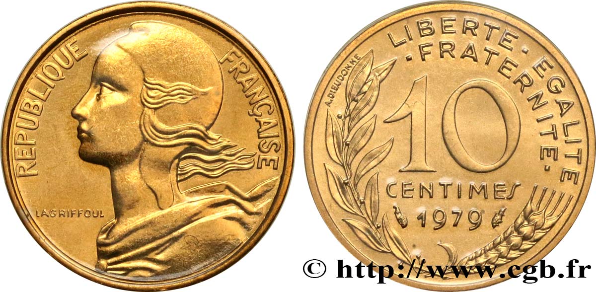 10 centimes Marianne 1979 Pessac F.144/19 ST 