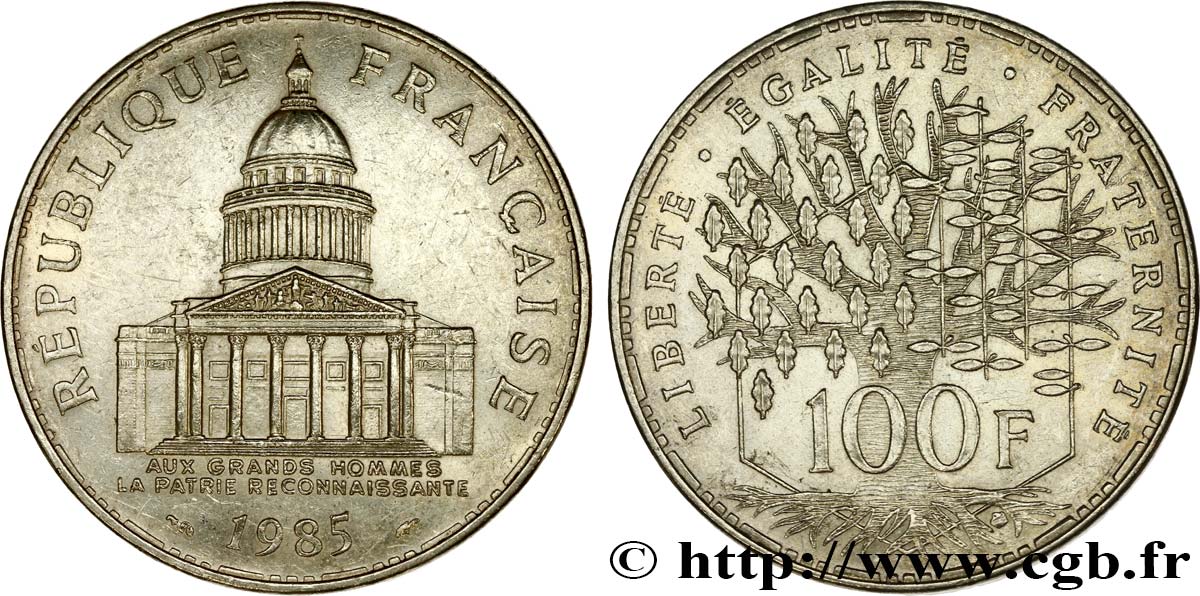 100 francs Panthéon 1985  F.451/5 fVZ 