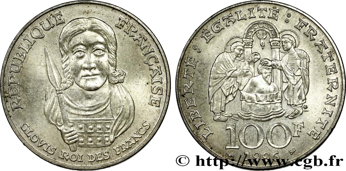 100 francs Clovis 1996  F.464/2 TTB+ 